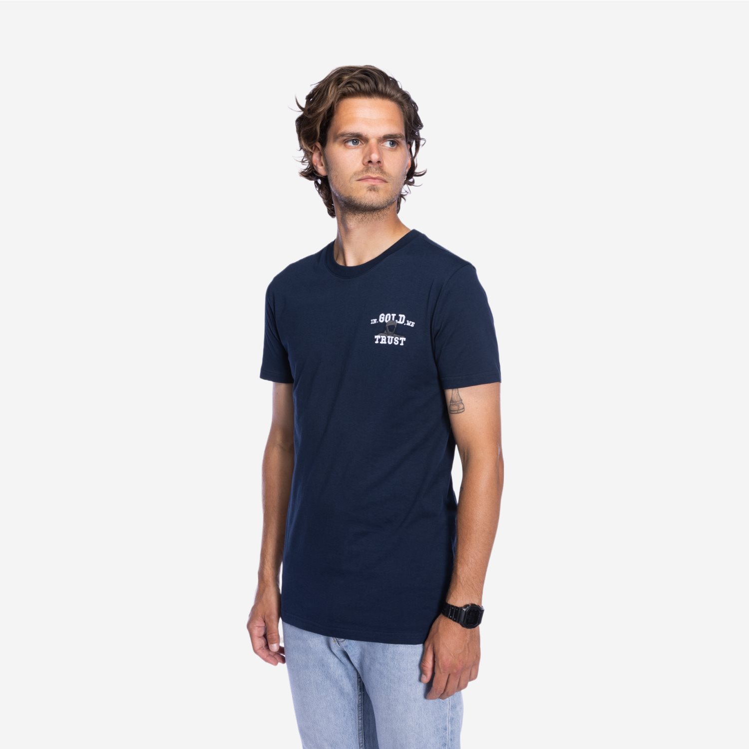 The Road IGWT x NOMAD T-shirt | Navy | XS