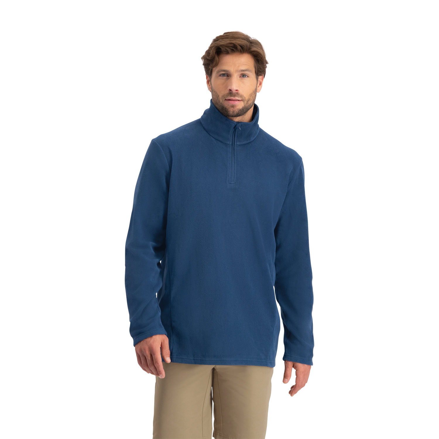 Fleece Pull Heren | Denim Blauw | XXL