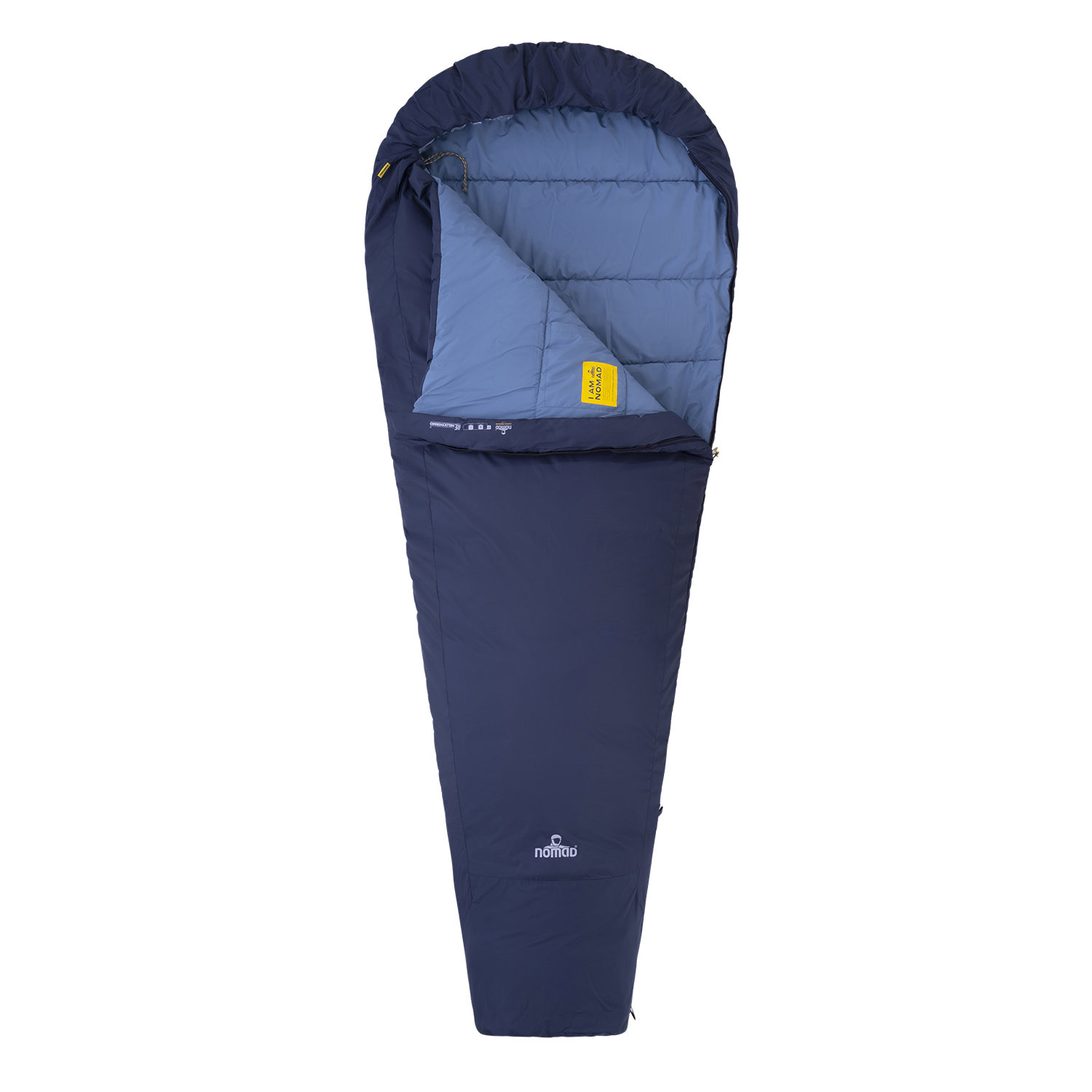 Cuzco Premium 1150 Mummyslaapzak | Donkerblauw | Links Cuzco Premium 1150 Mummyslaapzak | Donkerblauw | Links